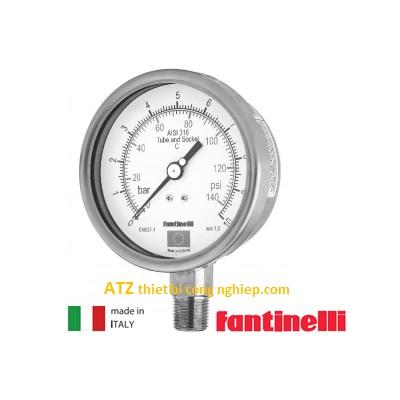 FANTINELLI SP 215 PRESSURE GAUGE WITH BACK CONNECTION FOR LOCAL MOUNTING